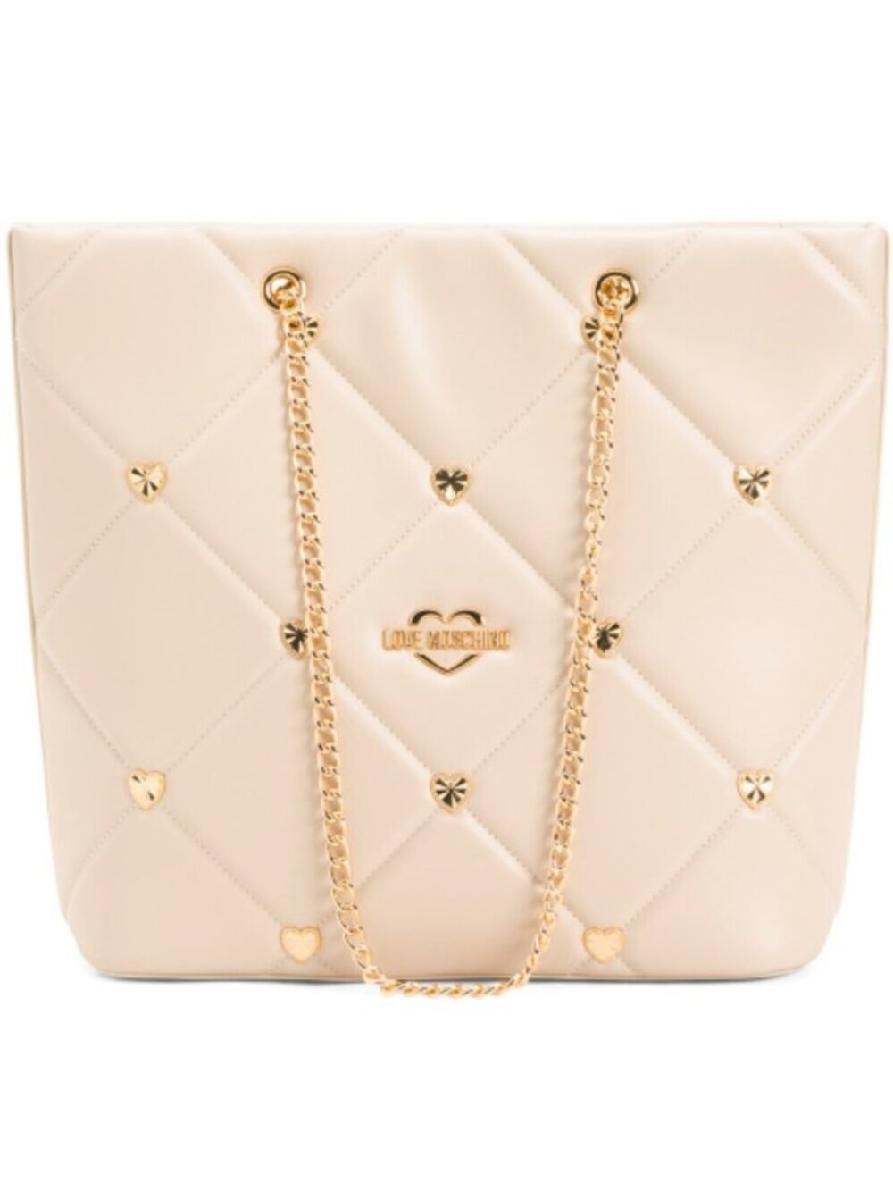 NWT ✅ Love Moschino Embellished Quilted Heart Tote Shoulder Bag ✨ NWT